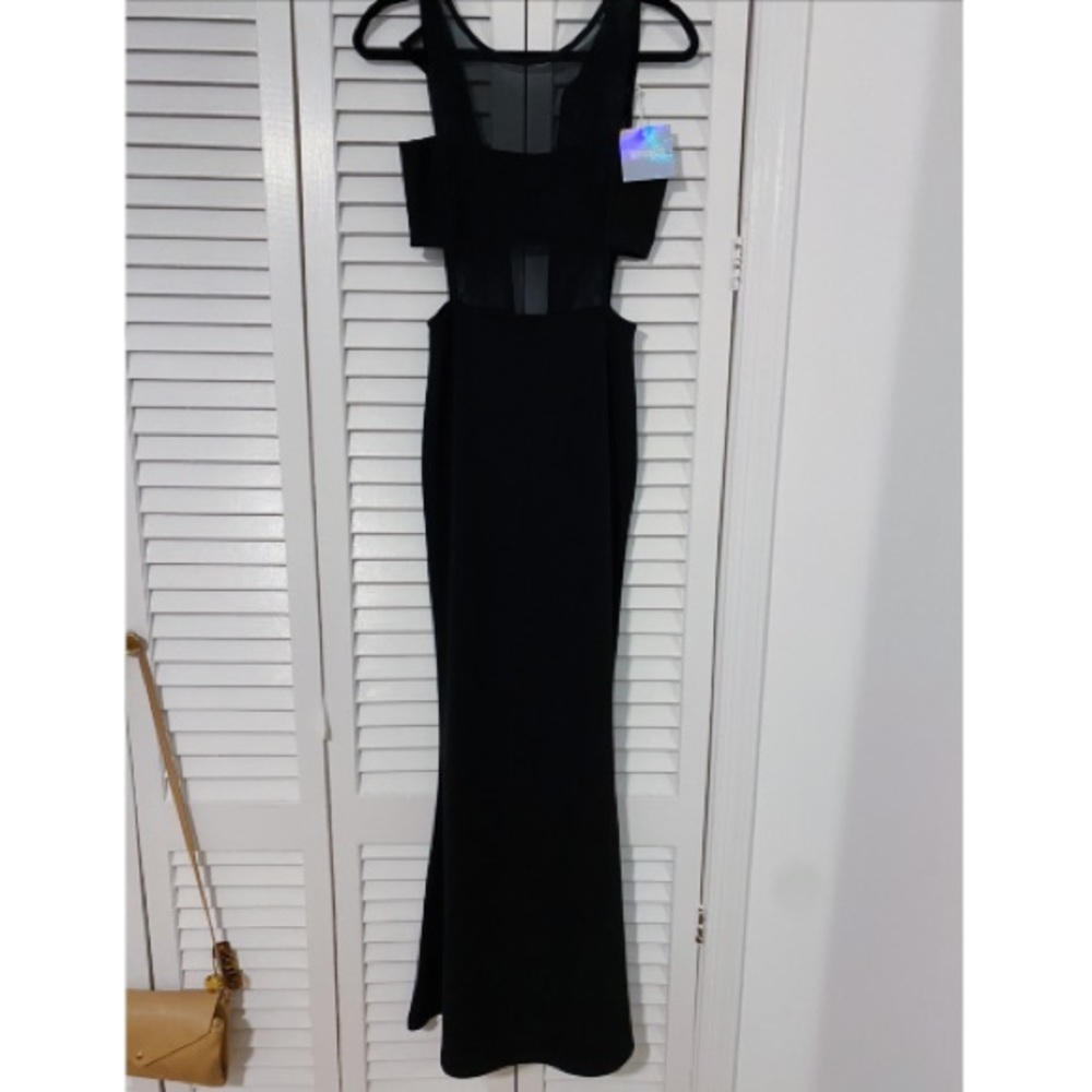 Long mesh top with cut outs! NWT - Picture 5 of 6